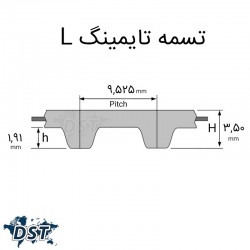 تسمه تایمینگ 67 L صنعتیعکس شماره 4