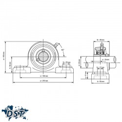 یاتاقان UCP 307 با شفت 35 میلیمترعکس شماره 2