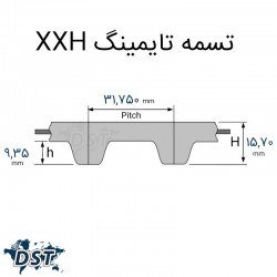 تسمه تایمینگ 800 XXH صنعتیعکس شماره 3